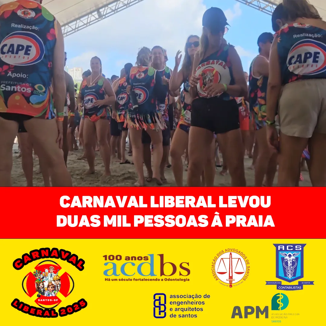 Carnaval Liberal levou 2 mil pessoas à praia do Boqueirão no domingo (23)