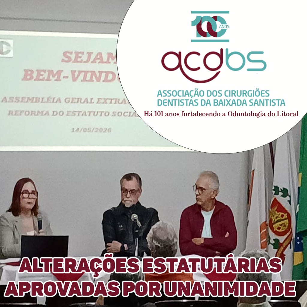 Assembleia da ACDBS aprova reforma do Estatuto Social por unanimidade em segunda chamada