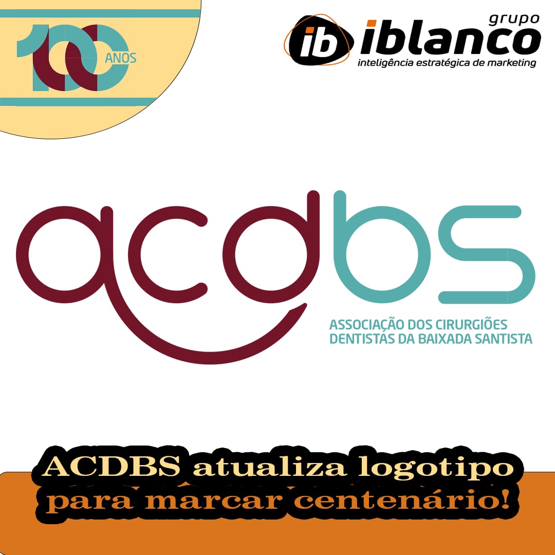 ACDBS moderniza seu logotipo para marcar os 100 Anos da Entidade